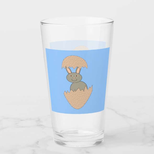 Bunny Hatching von Egg Weird Glas (Vorderseite)