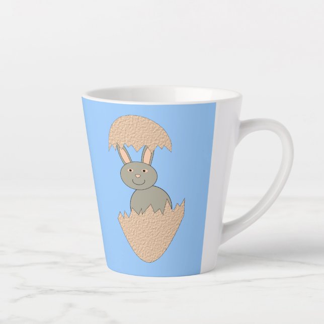 Bunny Hatching von Egg Weird Milchtasse (Rechts)
