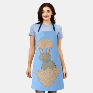 Bunny Hatching von Egg Weird Schürze