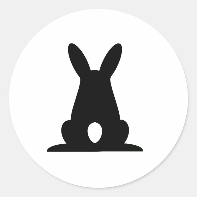 Bunny Hintern Sticker (Vorderseite)