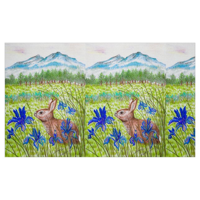 Bunny Hop Stoff (Fat Quarter (45,7 x 55,9 cm))
