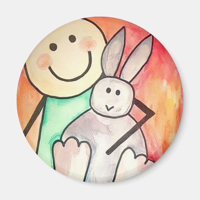 Bunny Hug Magnet (Vorne)