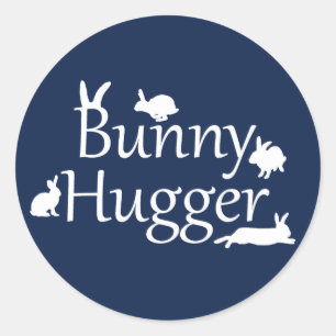 Bunny Hugger Sticker (Marine)