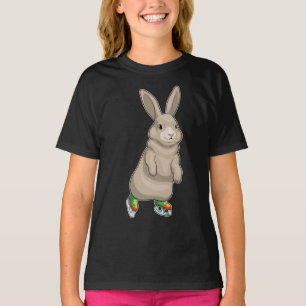 Bunny Ice Skaten Ice Skate T-Shirt