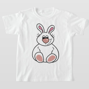 Bunny Illustration T - Shirt für Kinder