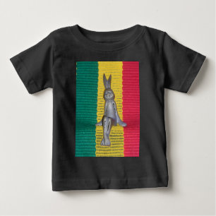 Bunny in Rasta Colors: Eine Touch von Groovy Baby T-shirt