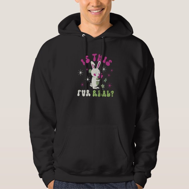 Bunny ist dieses echte vier hoodie (Vorderseite)