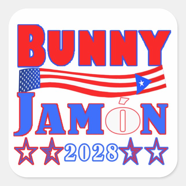 Bunny Jamon Aufkleber (Vorderseite)