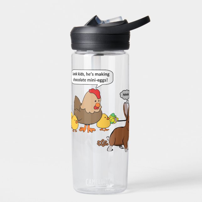 Bunny kacke Schokolade lustig CamelBak Eddy Trinkflasche (Links)