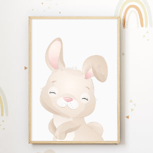 Bunny Kinderzimmer Poster Foster Animal Kids