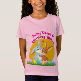 Bunny Kisses & Egg-ziiting Wünsche Ostern T - Shir T-Shirt