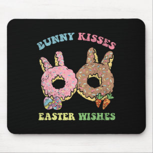 Bunny Kisses Oaster wünscht Bunny Donut Egg Jagen Mousepad