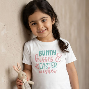 Bunny Kisses Osterfest wünscht T - Shirt für Kinde