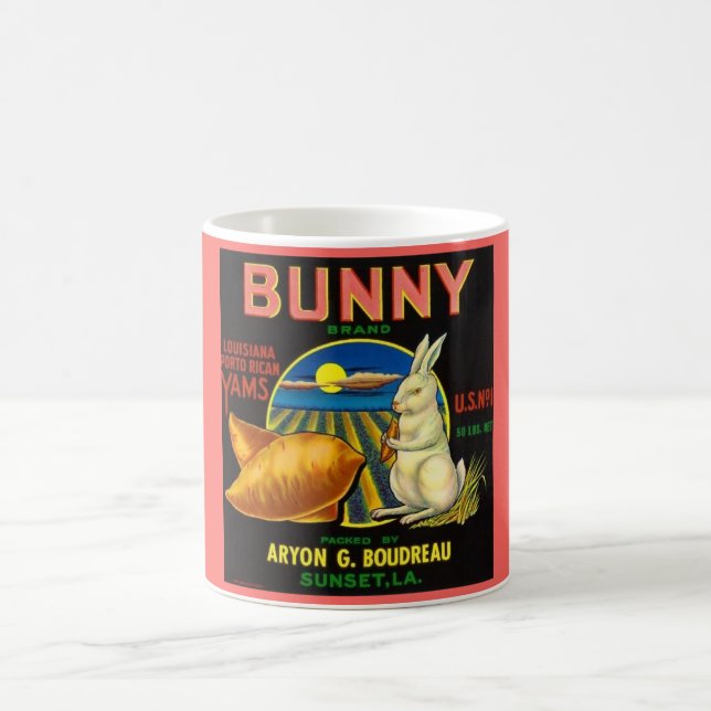 Bunny Label Coffee Tasse (Mittel)