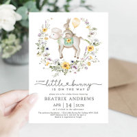 Bunny Lamb Balloon Wildblume Garden Baby Dusche