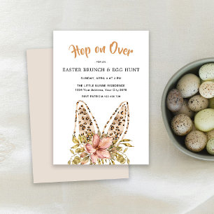 Bunny Leo Ostern Brunch & Egg Hunt Einladung