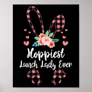 Bunny Leopard Hoppiest Mittagessen Lady Ever Oster Poster