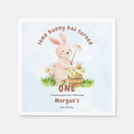 Bunny macht ein Niedliches Baby Kaninchen 1. Gebur Serviette