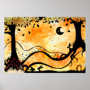 Bunny McGee - Plakatdruck Poster