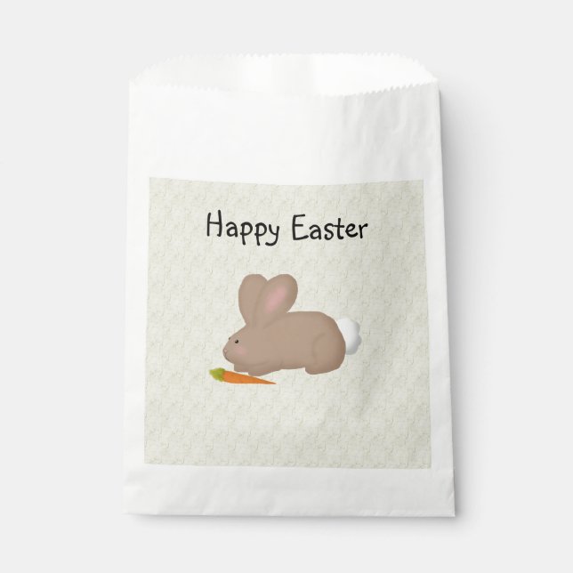 Bunny mit Carrot Leckerei Bag Geschenktütchen (Vorderseite)