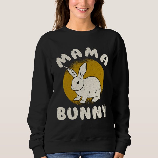 Bunny Mom Bunny Easter Friends Mother Easter Sweatshirt (Vorderseite)