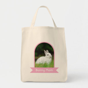 Bunny Mom Foto Tragetasche