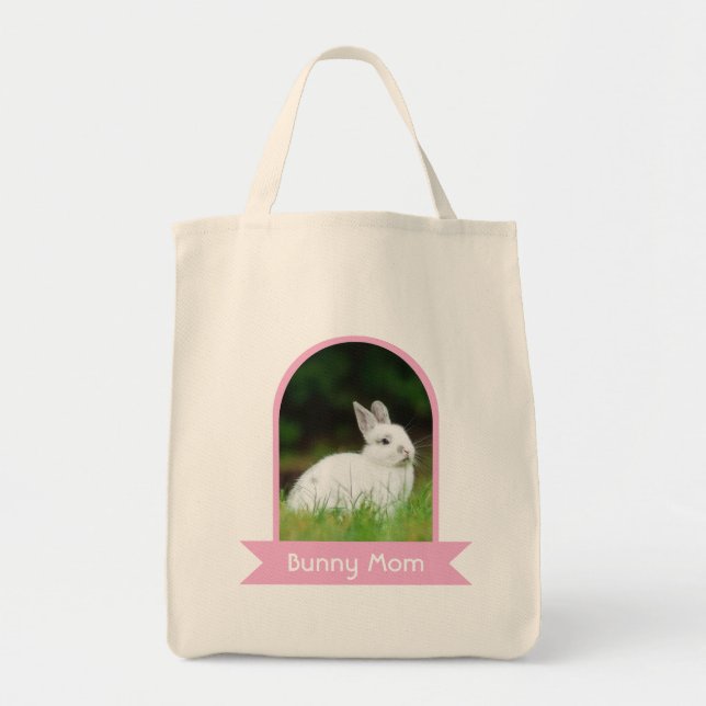Bunny Mom Foto  Tragetasche (Vorne)