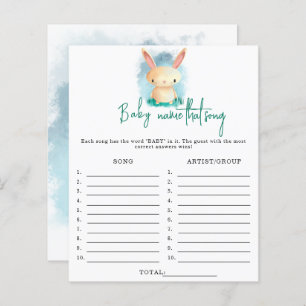 Bunny Name das Lied Baby Dusche Spiel