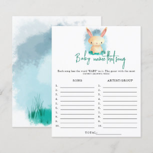 Bunny Name that Song Babyparty-Spiel