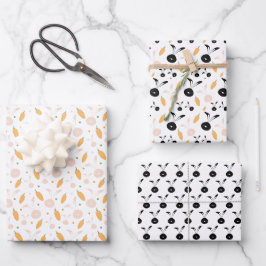 Bunny Niedlich Ostermuster Geschenkpapier Set