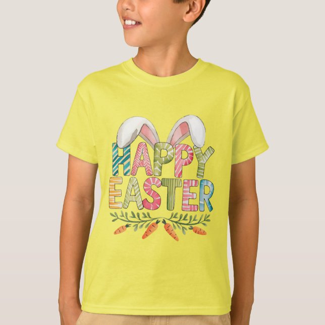 Bunny Oars Happy Oaster T-Shirt (Vorderseite)