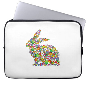 Bunny Oaster Egg Jagen Niedlicher Kaninchenfrühlin Laptopschutzhülle