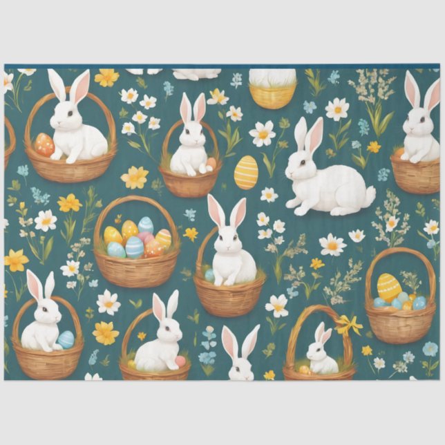 Bunny Oaster Moderne Sammlung Seidenpapier (Vorderseite)