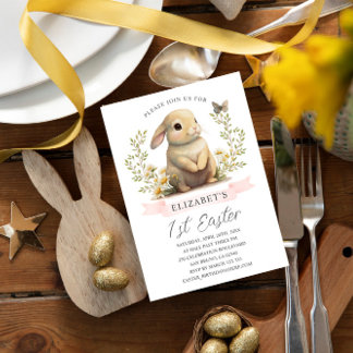 Bunny Oaster Wild Ein Geburtstag Party Einladung