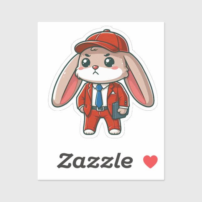 BUNNY. #Part2 / Sticker (bunny boss) #10 (Blatt)