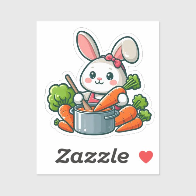 BUNNY. #Part2 / Sticker (bunny is coocking) #11 (Blatt)