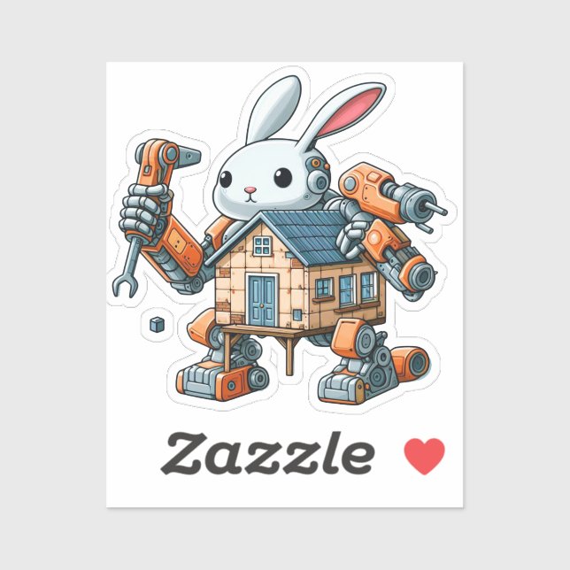 BUNNY. #Part2 / Sticker (bunny sticker) #4 (Blatt)