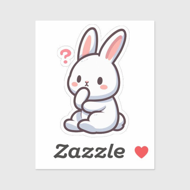 BUNNY. #Part2 / Sticker (bunny sticker) #5 (Blatt)