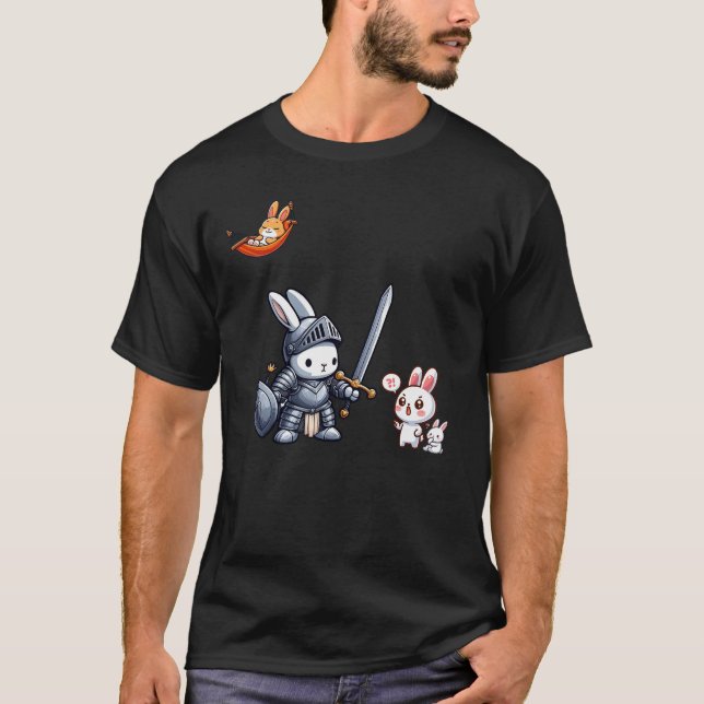 BUNNY. #Part2 / T-shirt (funny bunny) #1 (Vorderseite)