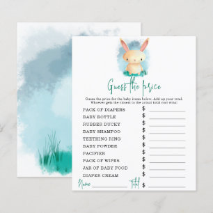 Bunny Party Games   Price Guess Game