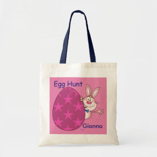 Bunny Pink Egg Jagd Custom Budget Tote Beutel Tragetasche