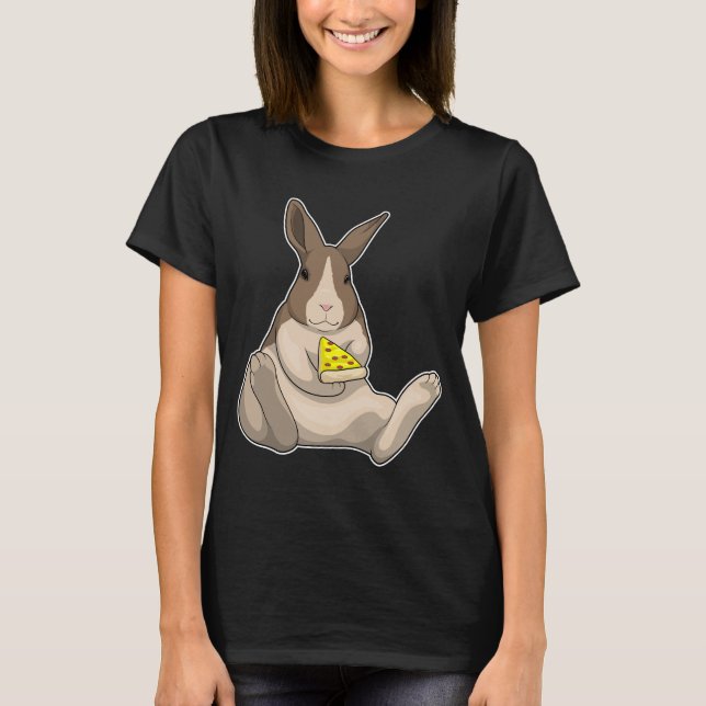 Bunny Pizza T-Shirt (Vorderseite)