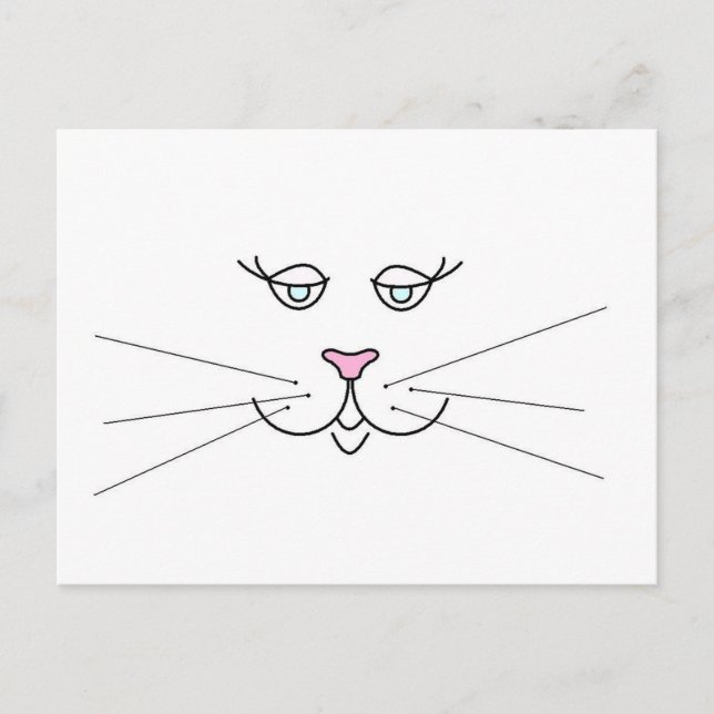 Bunny Post Feiertagspostkarte (Vorderseite)