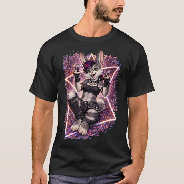 Bunny Punk T-Shirt (Vorderseite)