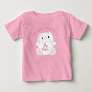 Bunny Rabbit Baby Dusche Pink Baby T-shirt