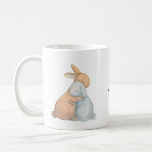 Bunny Rabbit Best Friends Huggings BESTE FREUNDIN  Kaffeetasse
