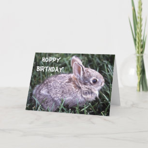 Bunny Rabbit Birthday Card Karte