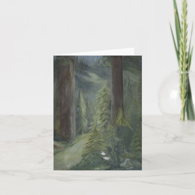 Bunny Rabbit Card Feiertagskarte (Vorderseite)