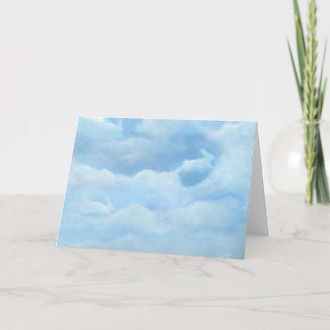 Bunny Rabbit Card Karte (Vorderseite)