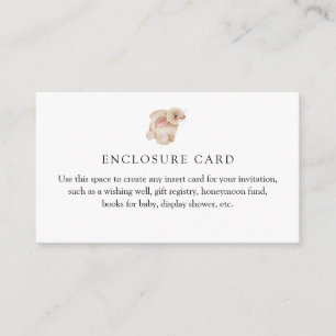 Bunny Rabbit Custom Enclosure Card Begleitkarte